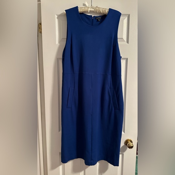 Lands’ end, sleeveless blue dress - Picture 1 of 5